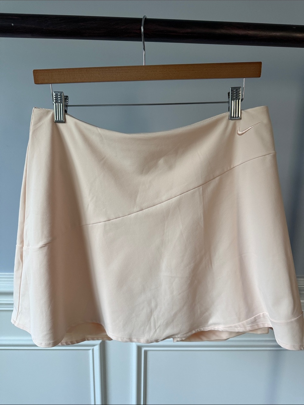 Nike Dri Fit Skirt Skort Women's Pickleball Tennis Large L Peach Cream